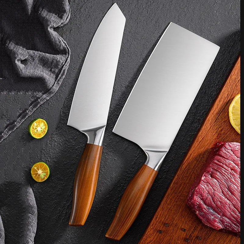 4-Piece Japanese Steel Knife Set