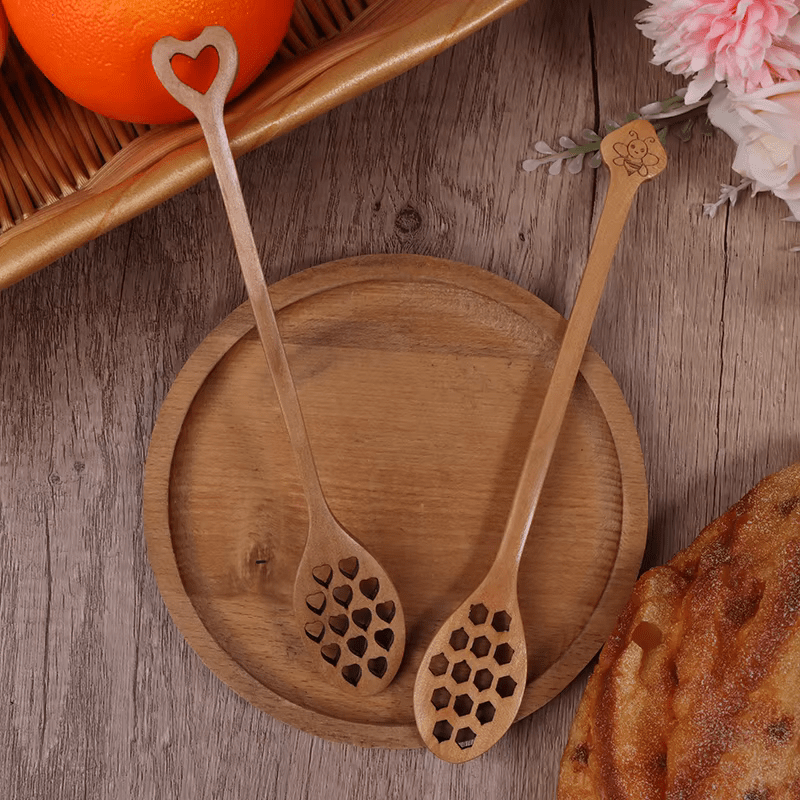 Acacia Wooden Honey Dipper