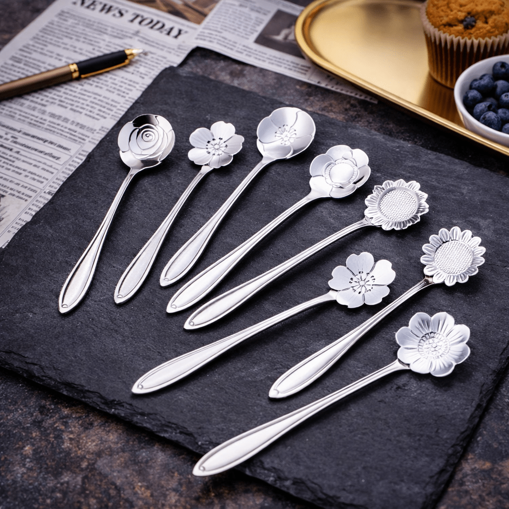 Blossom Spoon Set – 8 Piece