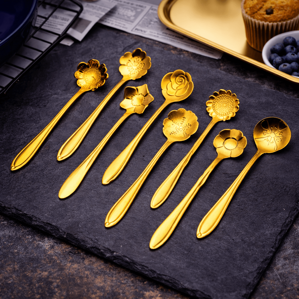 Blossom Spoon Set – 8 Piece
