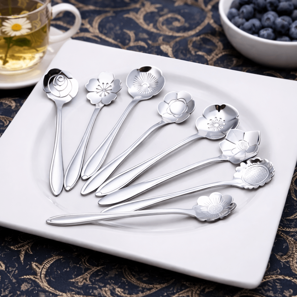 Blossom Spoon Set – 8 Piece