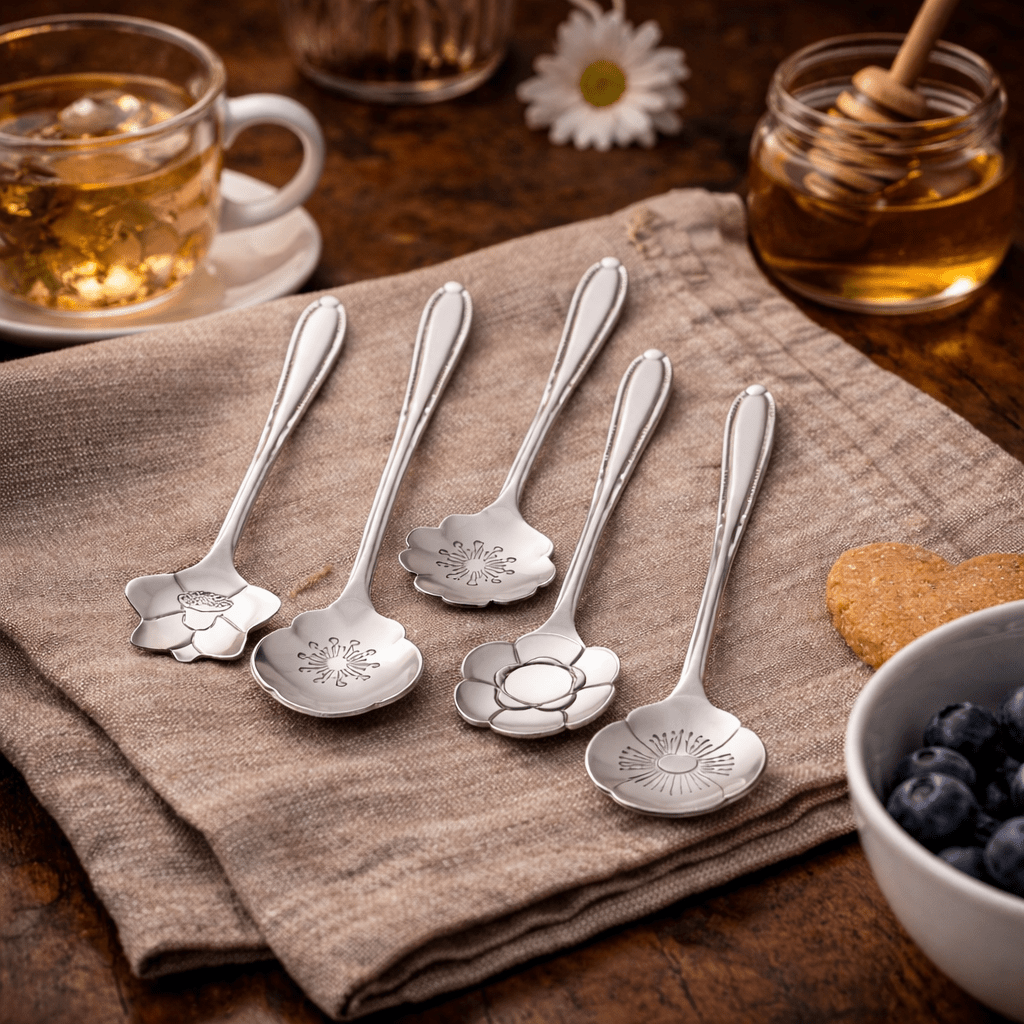 Blossom Spoon Set – 8 Piece
